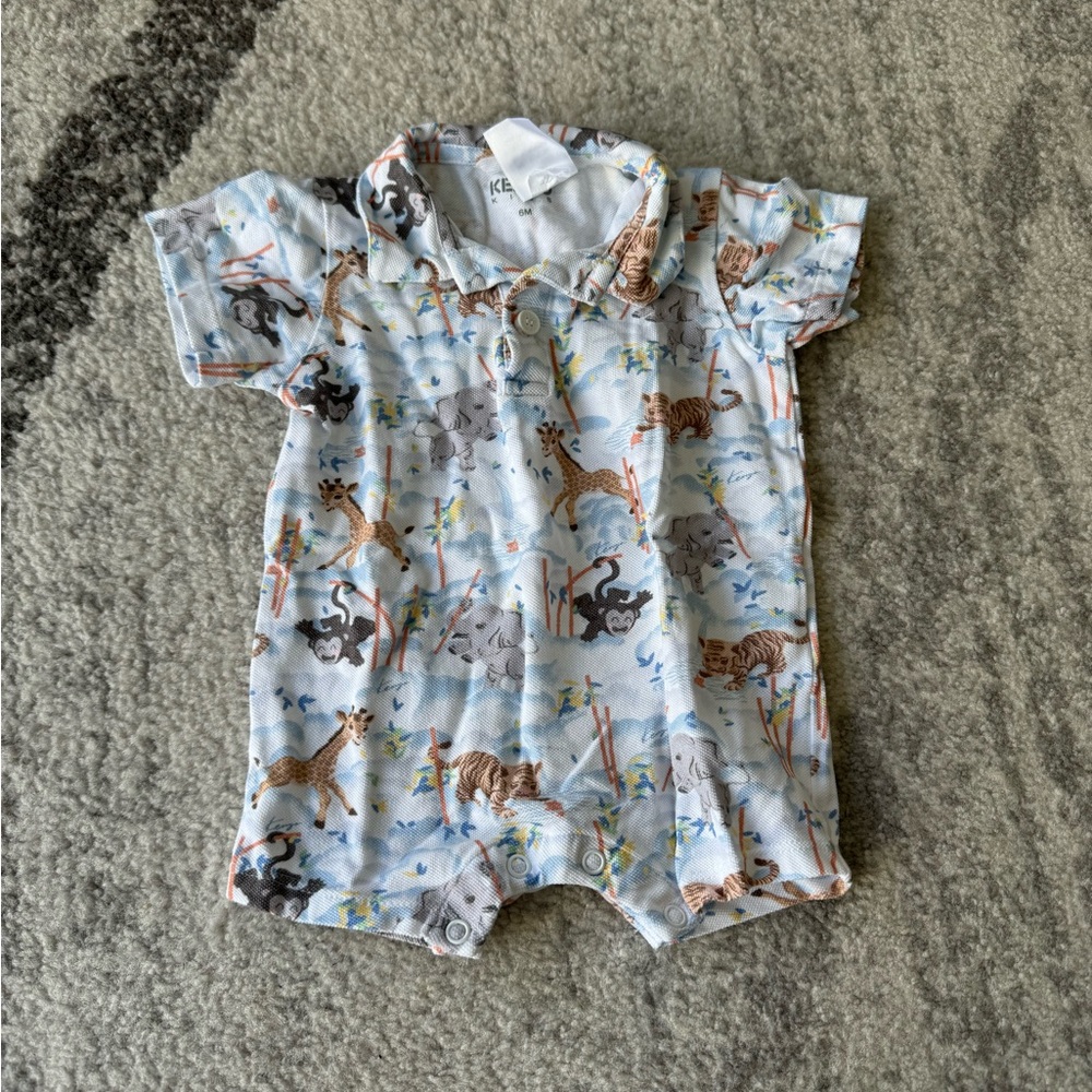 Kenzo Kids Jungle Print Romper